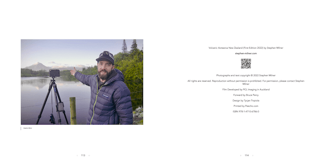 Volcanic Aotearoa New Zealand First Edition - by Award Winning New Zealand Landscape Photographer Stephen Milner