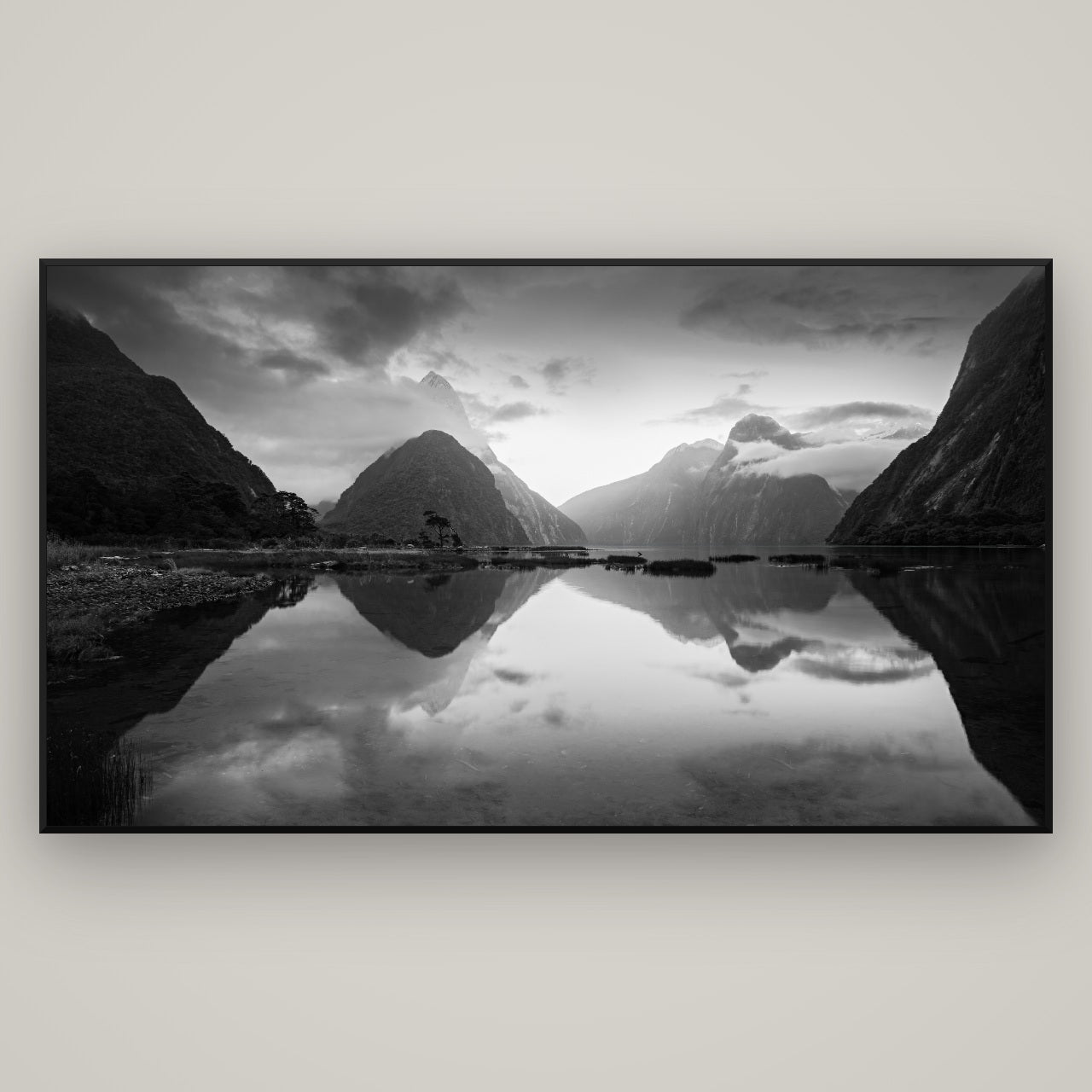 Why Black and White Landscape Photography — WhiteWall framed fine art print by Stephen Milner.