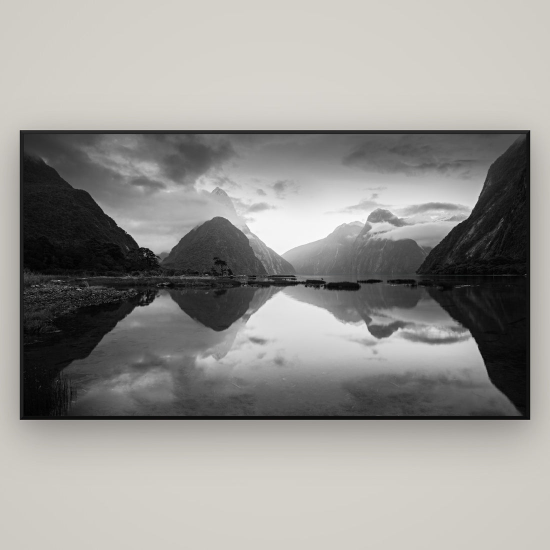 Behind the Image: Mitre Peak, Milford Sound — WhiteWall framed fine art print by Stephen Milner.
