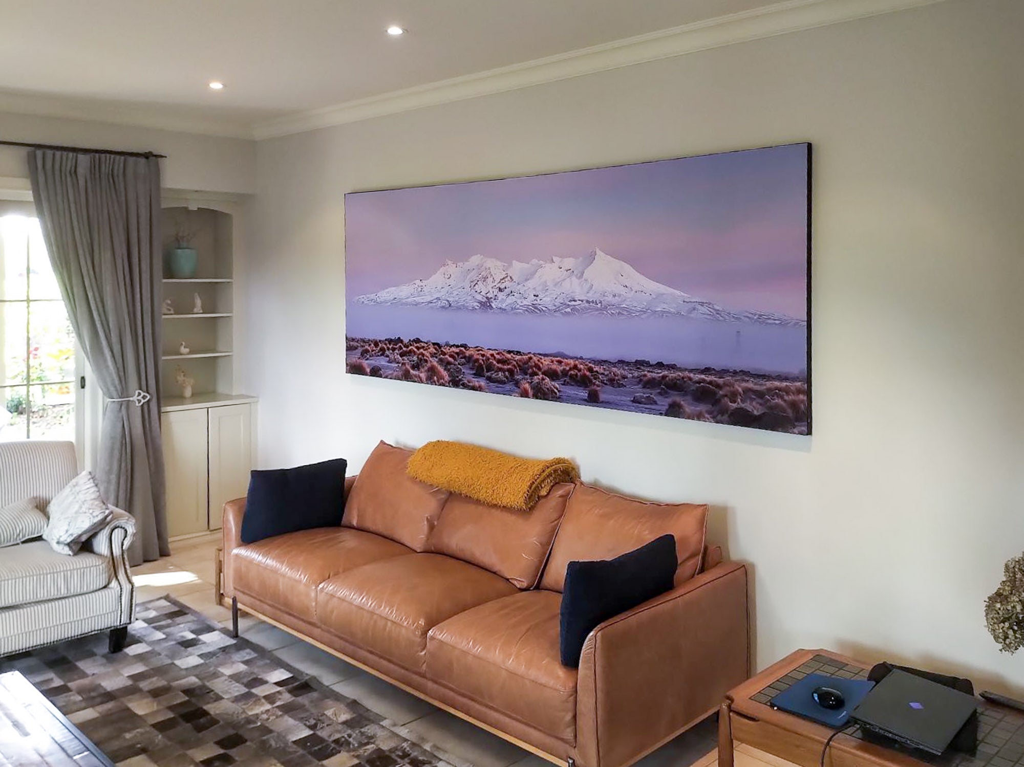 Embark on a thrilling alpine adventure as you delve into the captivating world of "Ruapehu," an extraordinary artwork captured by acclaimed landscape photographer Stephen Milner