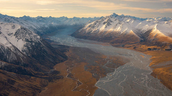 Majestic Solitude: Godley Valley's Embrace - by Award Winning New Zealand Landscape Photographer Stephen Milner