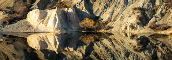 Echoes of Gold: Blue Lake's Reflection - by Award Winning New Zealand Landscape Photographer Stephen Milner