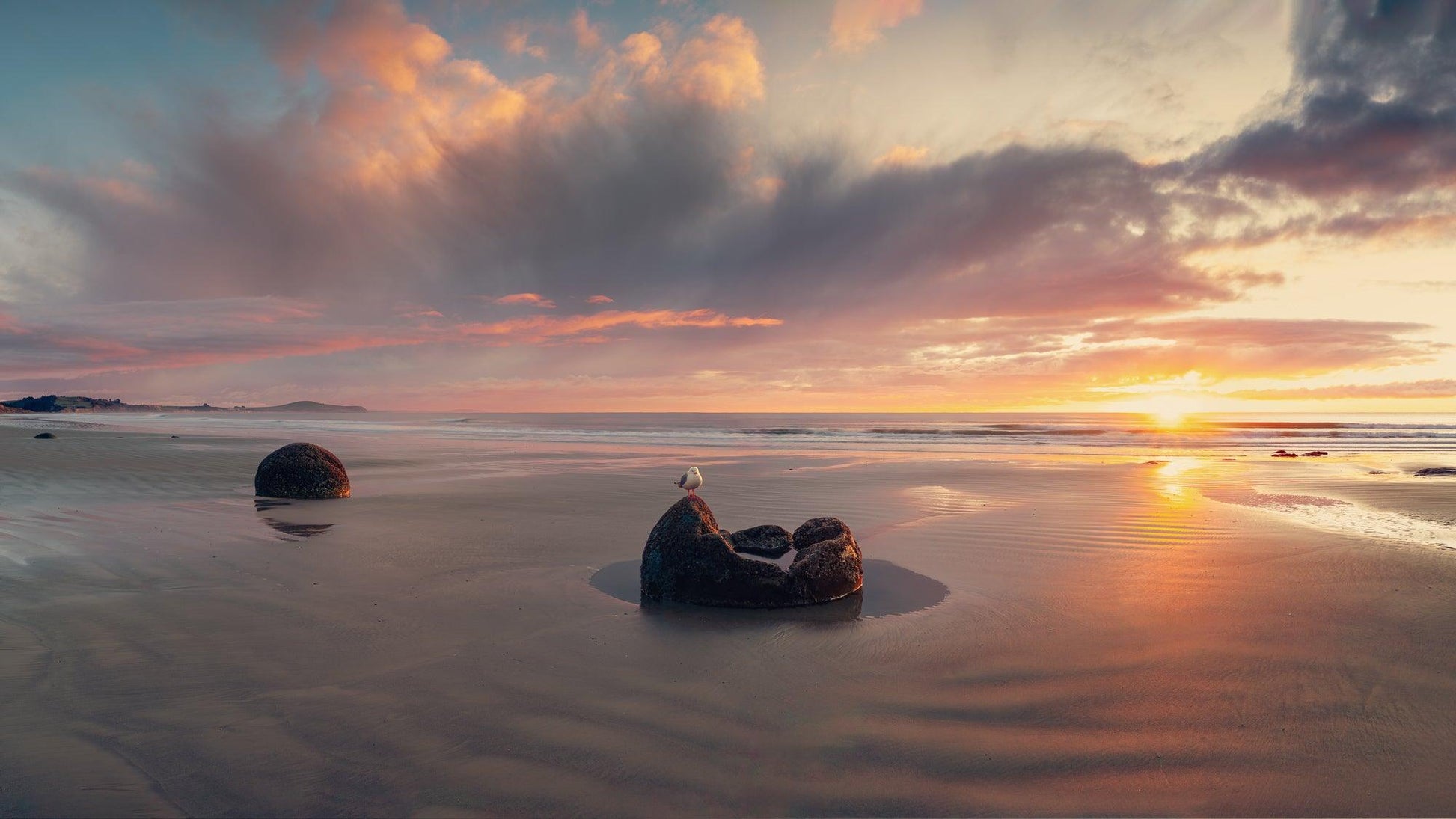 Eternal Guardians: Moeraki Boulders - by Award Winning New Zealand Landscape Photographer Stephen Milner