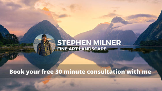 Unlock Your Artistic Inspiration: Claim Your Free Online Consultation - by Award Winning New Zealand Landscape Photographer Stephen Milner