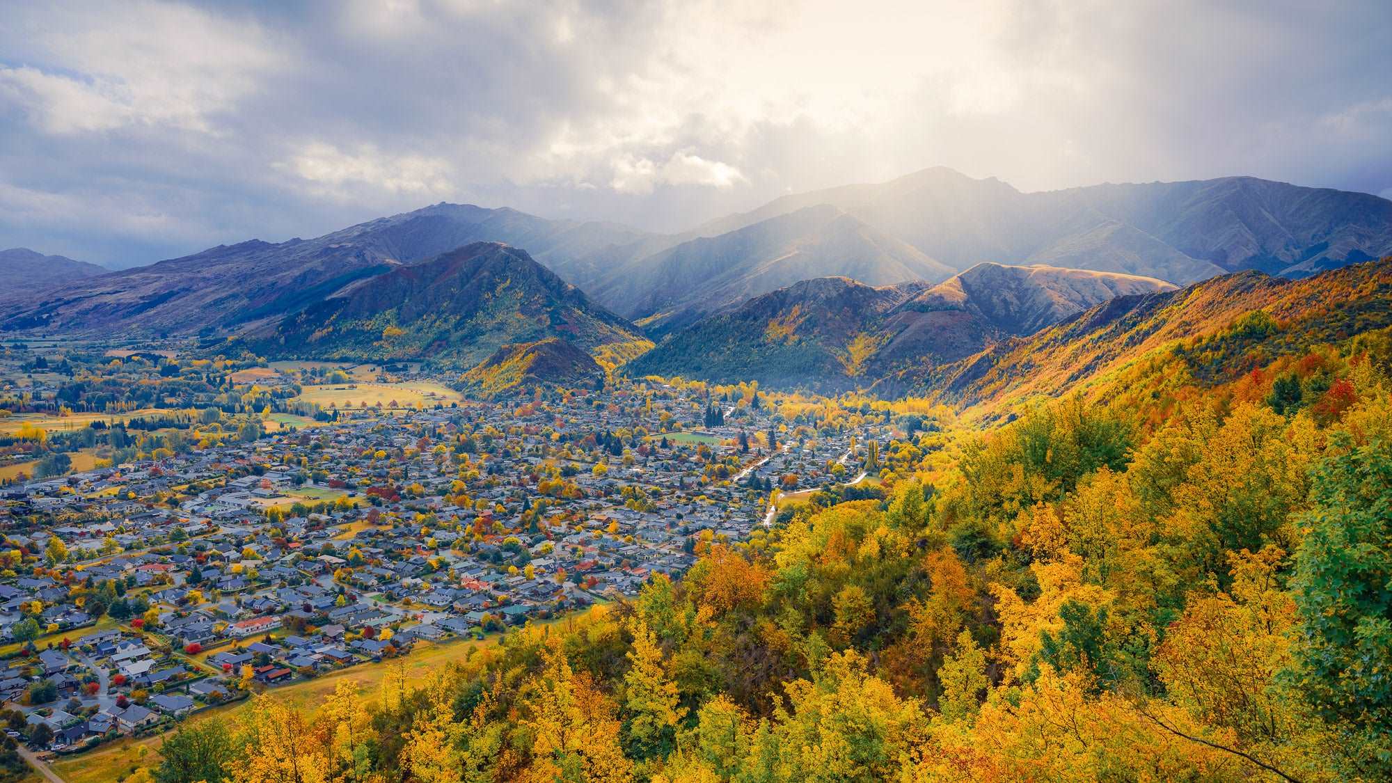 Golden Hills - Arrowtown - by Award Winning New Zealand Landscape Photographer Stephen Milner