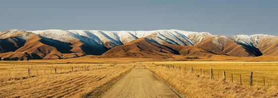 Golden Pathways: The Road to Hawkdun Heights - by Award Winning New Zealand Landscape Photographer Stephen Milner