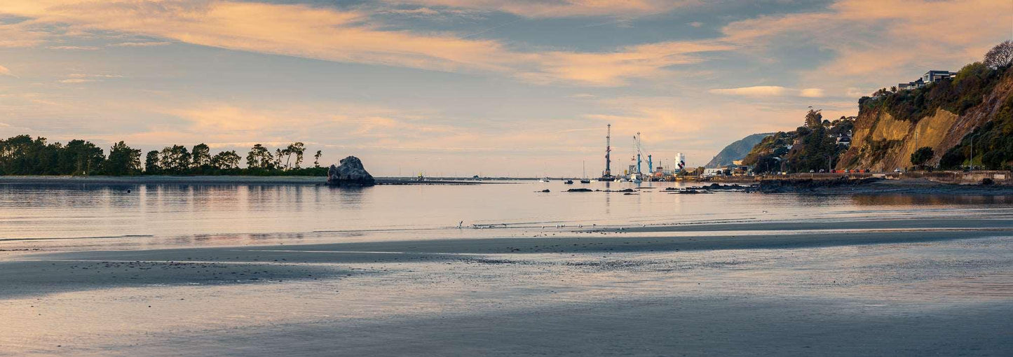 Harmony of Dusk: Tahunanui's Embrace - by Award Winning New Zealand Landscape Photographer Stephen Milner