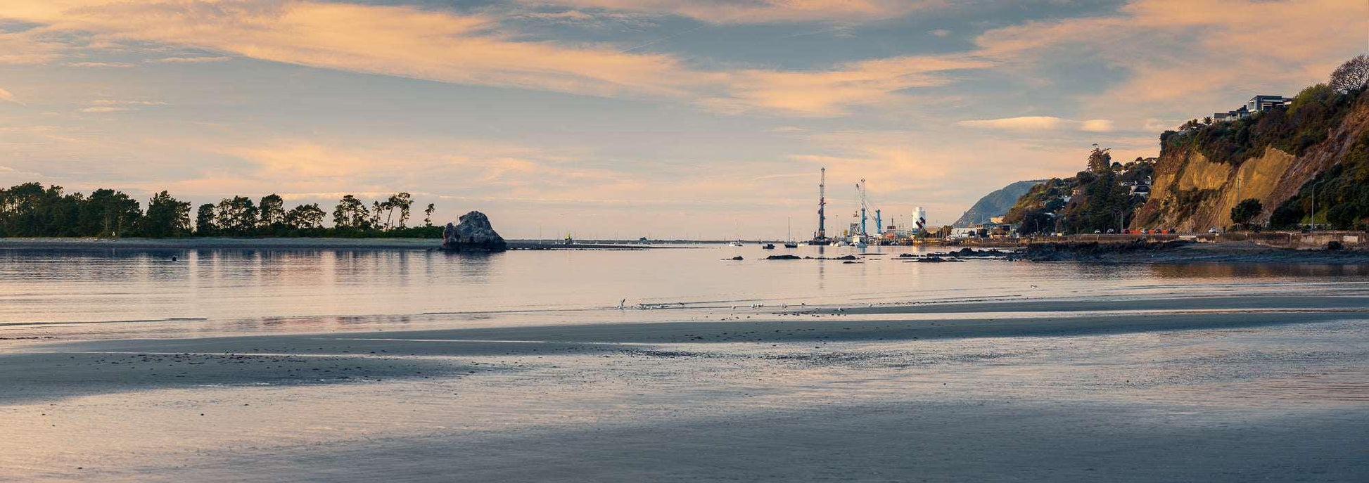 Harmony of Dusk: Tahunanui's Embrace - by Award Winning New Zealand Landscape Photographer Stephen Milner