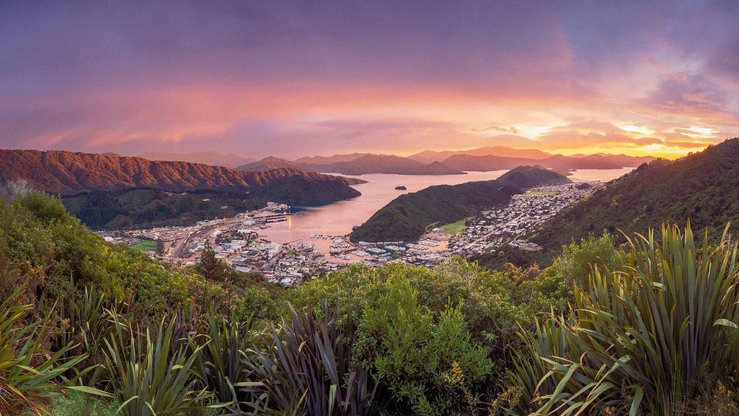 Marlborough Dawn Unveiled: Picton - by Award Winning New Zealand Landscape Photographer Stephen Milner