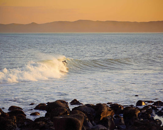 Morning Ride - Raglan Waikato - by Award Winning New Zealand Landscape Photographer Stephen Milner