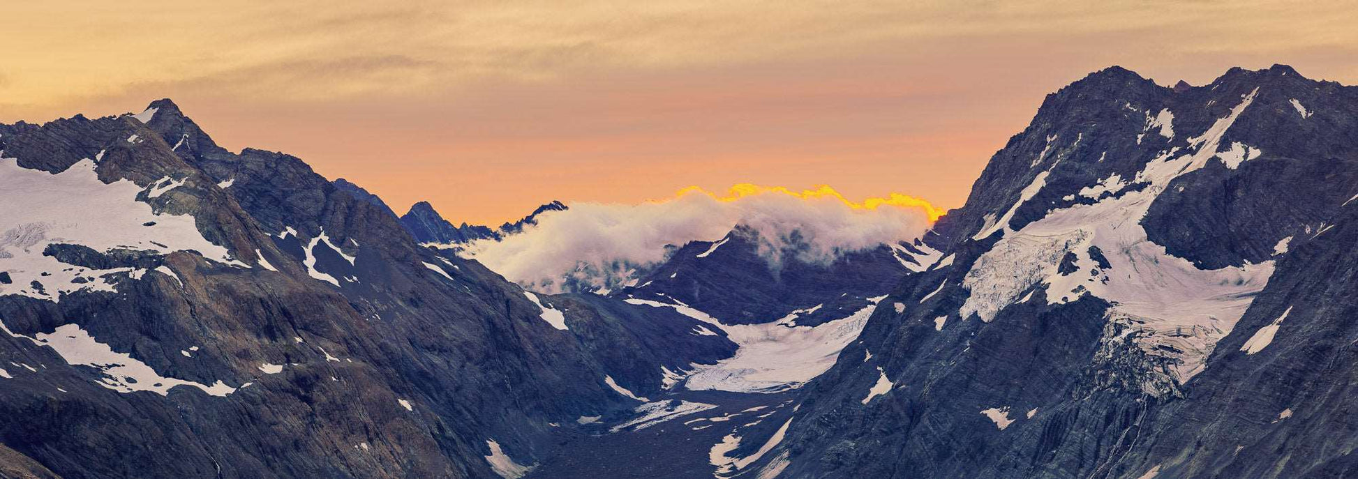 Mueller's Last Light - Mount Cook National Park - by Award Winning New Zealand Landscape Photographer Stephen Milner