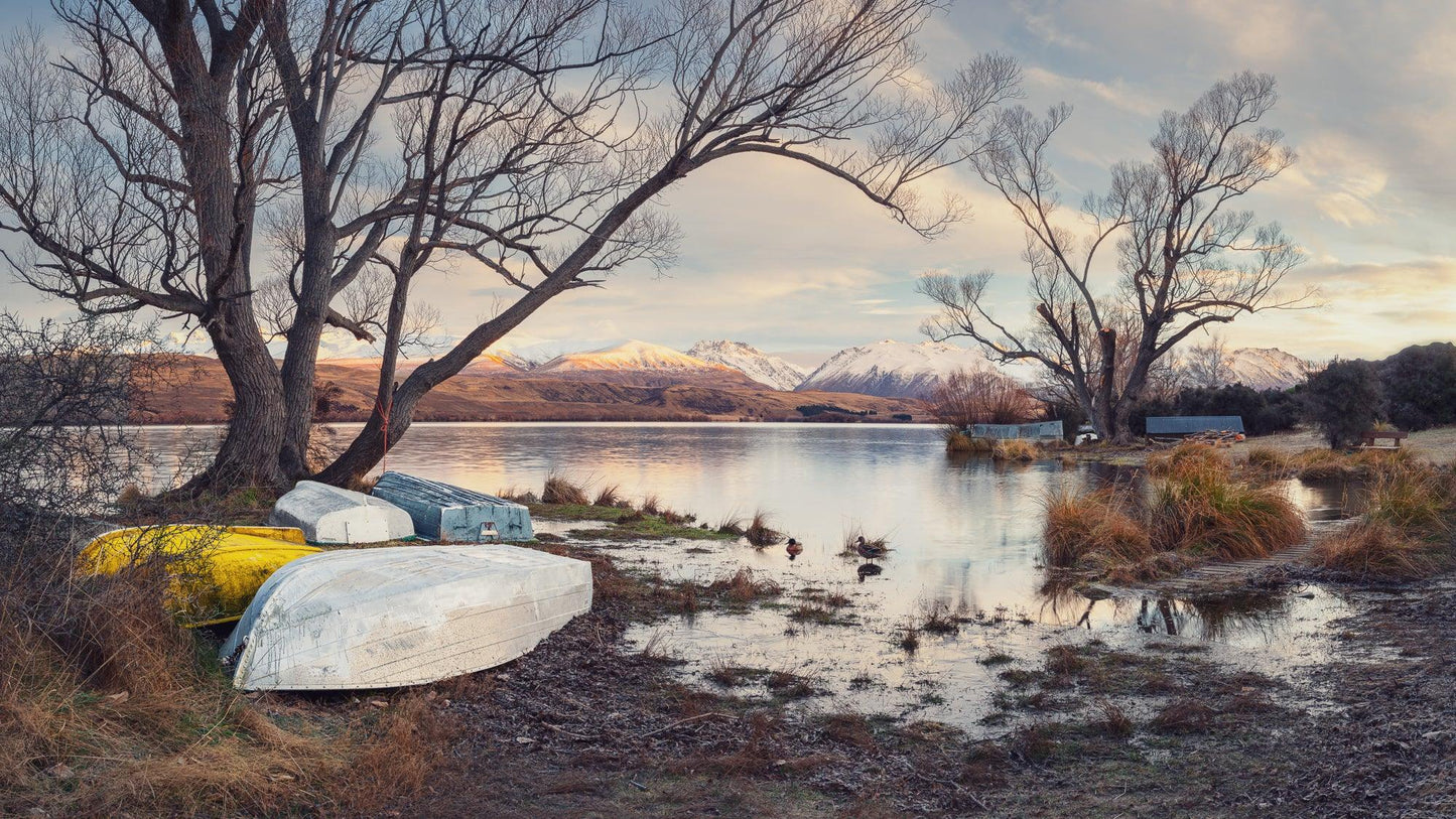 Nature's Window: Sunrise at Lake Alexandrina