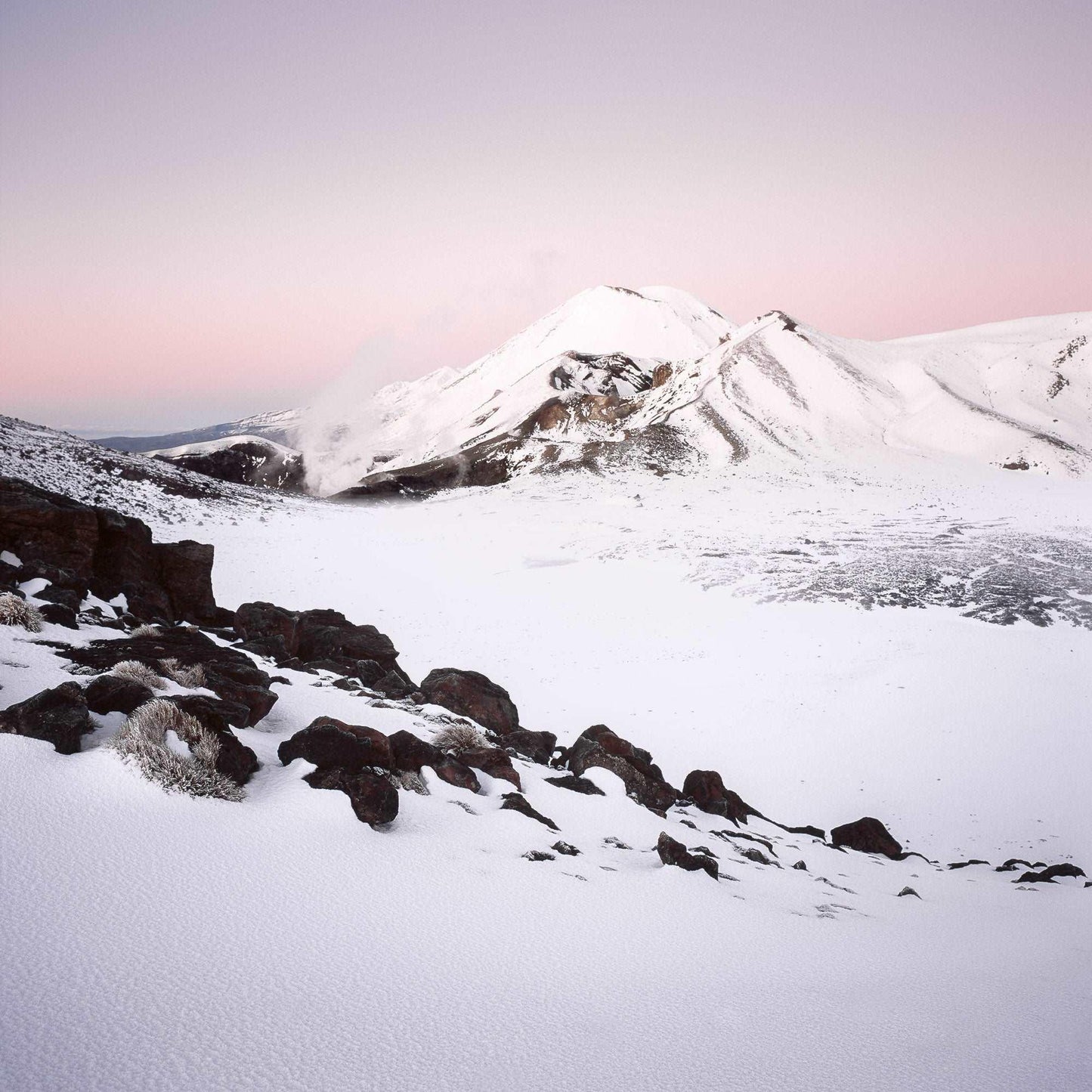 Ngauruhoe's Glow - Tongariro National Park - by Award Winning New Zealand Landscape Photographer Stephen Milner