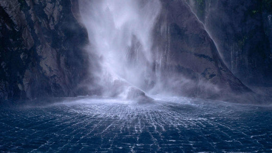 Stirling Falls - Milford Sound - by Award Winning New Zealand Landscape Photographer Stephen Milner