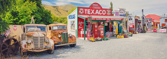 Texaco Time Capsule - Burkes Pass New Zealand - by Award Winning New Zealand Landscape Photographer Stephen Milner