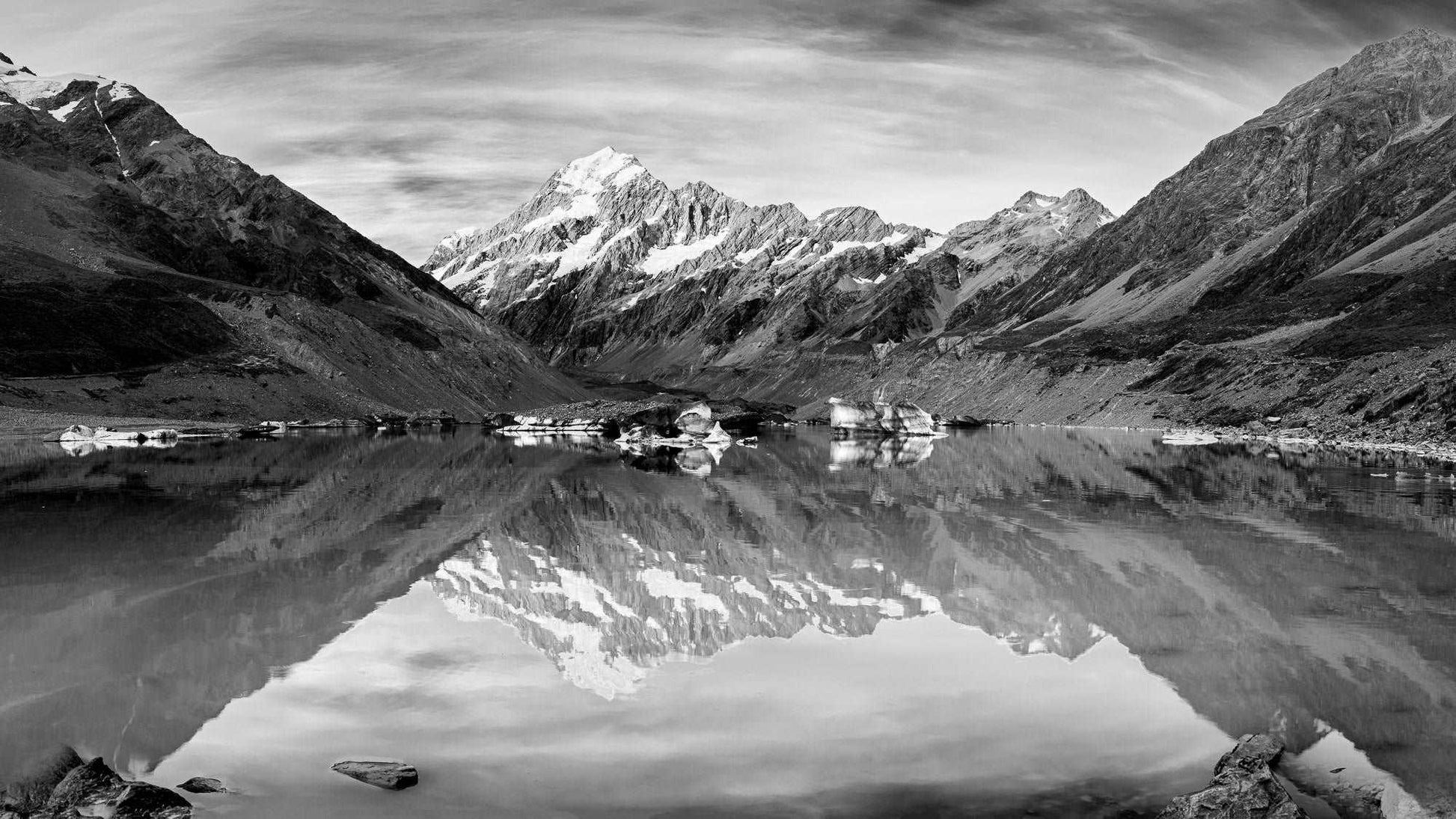 The Mirror Peak - Mount Cook - by Award Winning New Zealand Landscape Photographer Stephen Milner