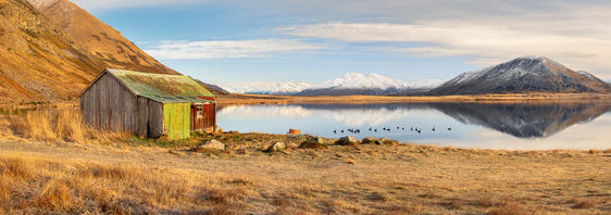 Tranquility's Hut: Big Hill and Potts Range - by Award Winning New Zealand Landscape Photographer Stephen Milner