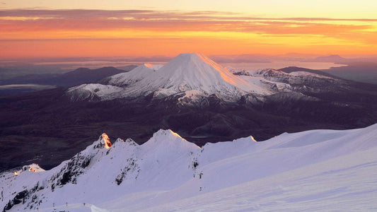 Volcanic Light - Mount Ngauruhoe - by Award Winning New Zealand Landscape Photographer Stephen Milner