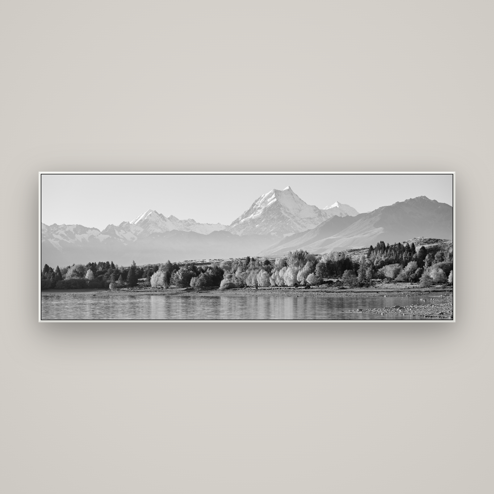 Above the Treeline, Mount Cook — ArtBox White, 170×60 cm. New Zealand fine art wall art by Stephen Milner.