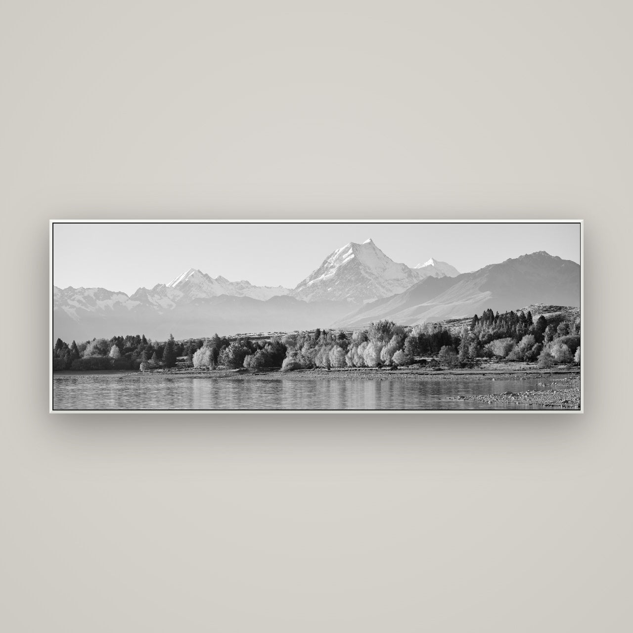 Above the Treeline, Mount Cook — ArtBox White, 170×60 cm. New Zealand fine art wall art by Stephen Milner.