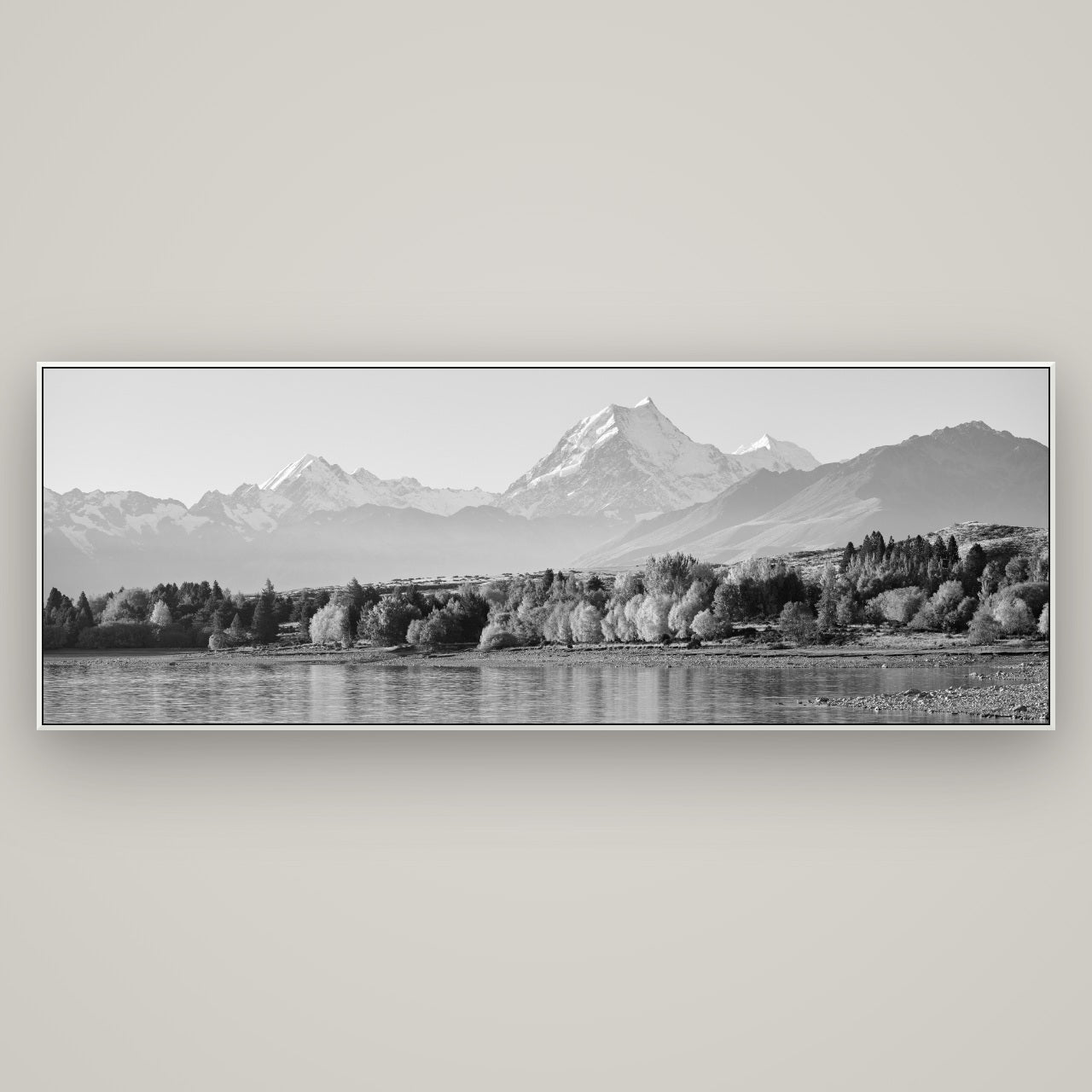 Above the Treeline, Mount Cook — ArtBox White, 198×70 cm. New Zealand fine art wall art by Stephen Milner.