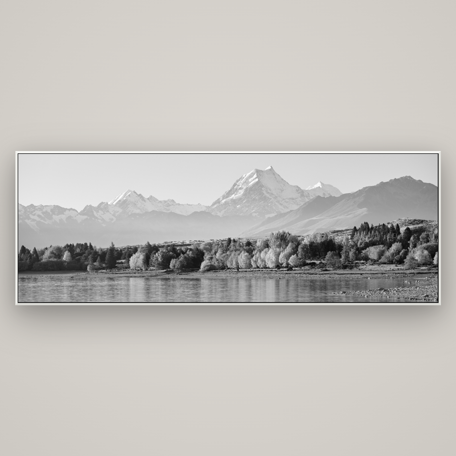 Above the Treeline, Mount Cook — ArtBox White, 198×70 cm. New Zealand fine art wall art by Stephen Milner.