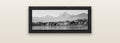 Above the Treeline, Mount Cook — black float frame canvas, 71 × 25 cm. New Zealand fine art landscape wall art by Stephen Milner.