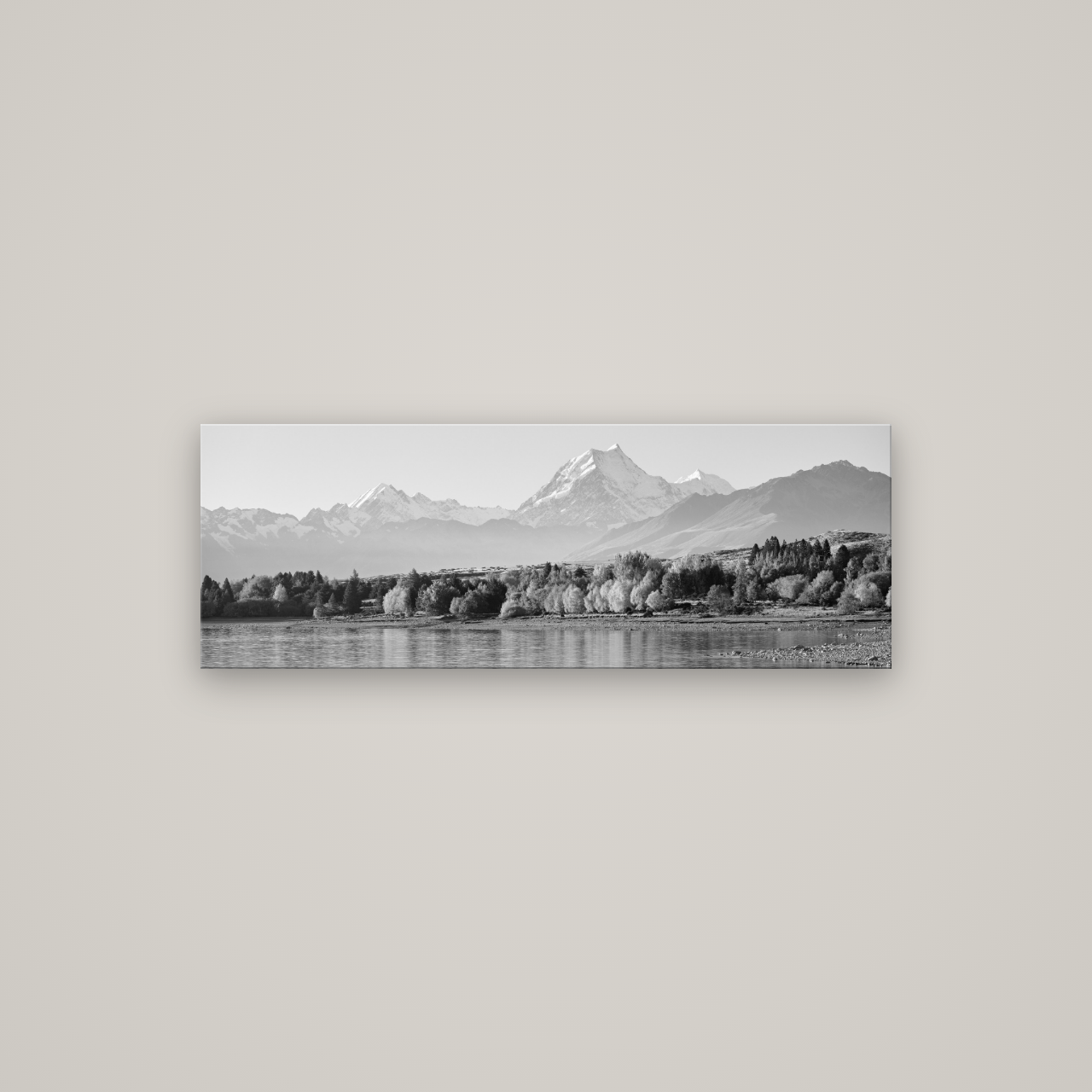 Above the Treeline, Mount Cook — No frame, 113×40 cm. New Zealand fine art wall art by Stephen Milner.