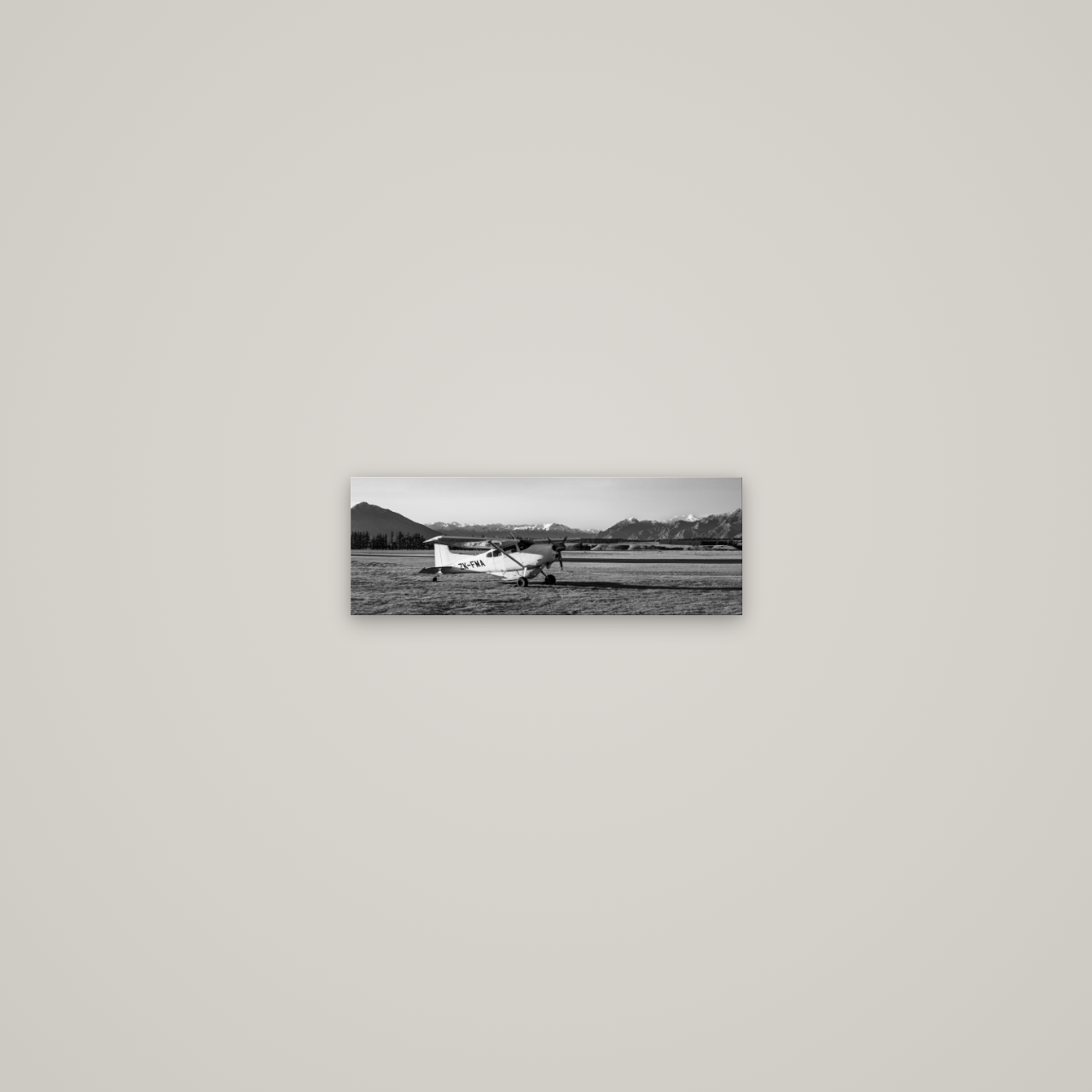 Adventure's Prelude, Sunset at Mount Aspiring — No frame, 34×12 cm. New Zealand fine art wall art by Stephen Milner.