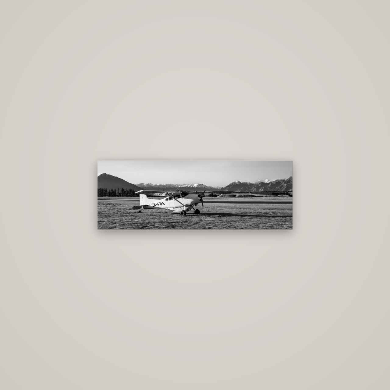 Adventure's Prelude, Sunset at Mount Aspiring — No frame, 68×24 cm. New Zealand fine art wall art by Stephen Milner.