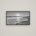 Beach Dreams, Whakatāne — Basel Black, 107×60 cm. New Zealand fine art wall art by Stephen Milner.