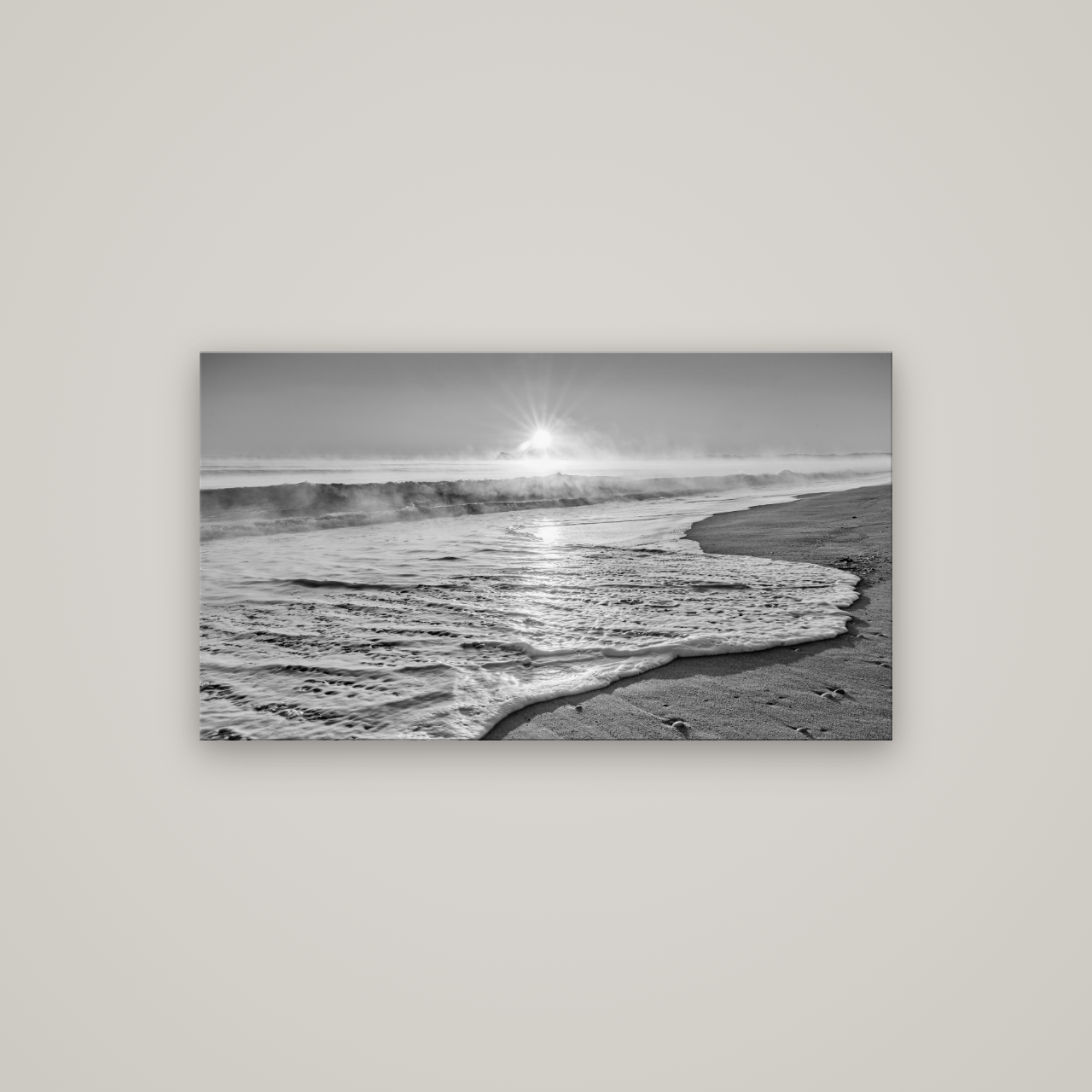Beach Dreams, Whakatāne — No frame, 107×60 cm. New Zealand fine art wall art by Stephen Milner.