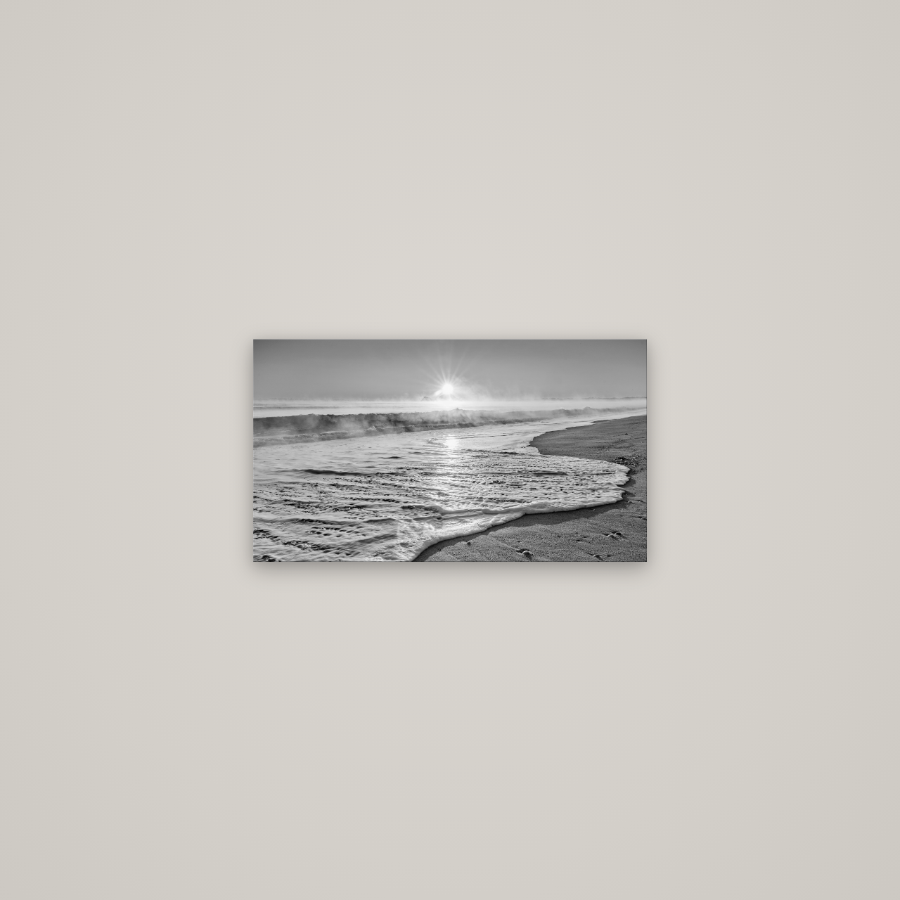 Beach Dreams, Whakatāne — No frame, 53×30 cm. New Zealand fine art wall art by Stephen Milner.
