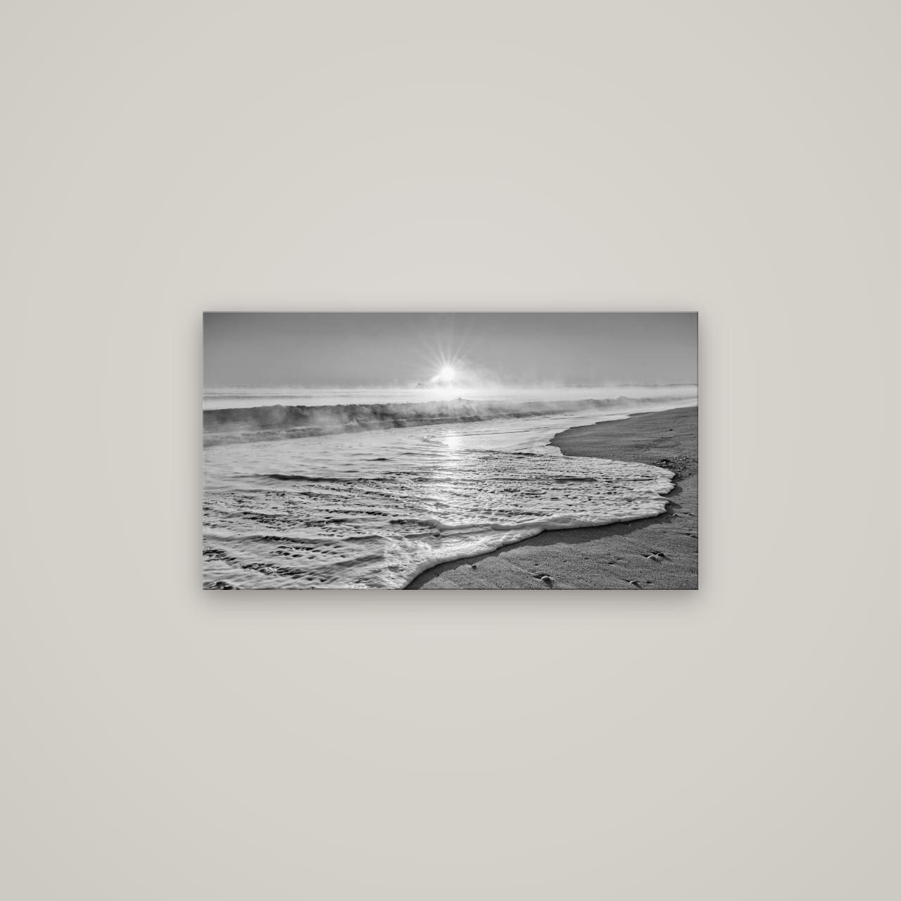 Beach Dreams, Whakatāne — No frame, 80×45 cm. New Zealand fine art wall art by Stephen Milner.