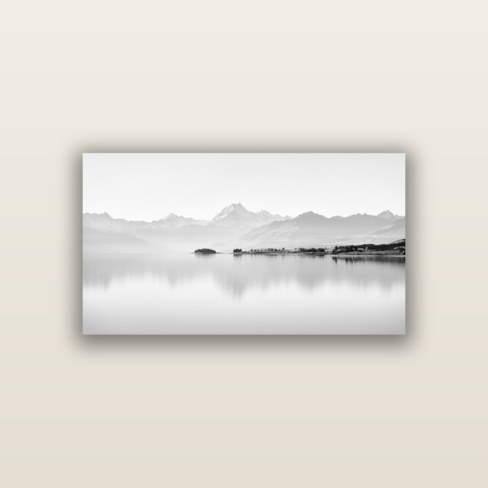 Cook's Elegance, Lake Pukaki — acrylic panel print, small 76 × 38 cm. New Zealand fine art landscape wall art by Stephen Milner.