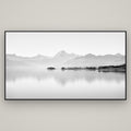 Cook's Elegance, Lake Pukaki — Basel Black, 196×110 cm. New Zealand fine art wall art by Stephen Milner.