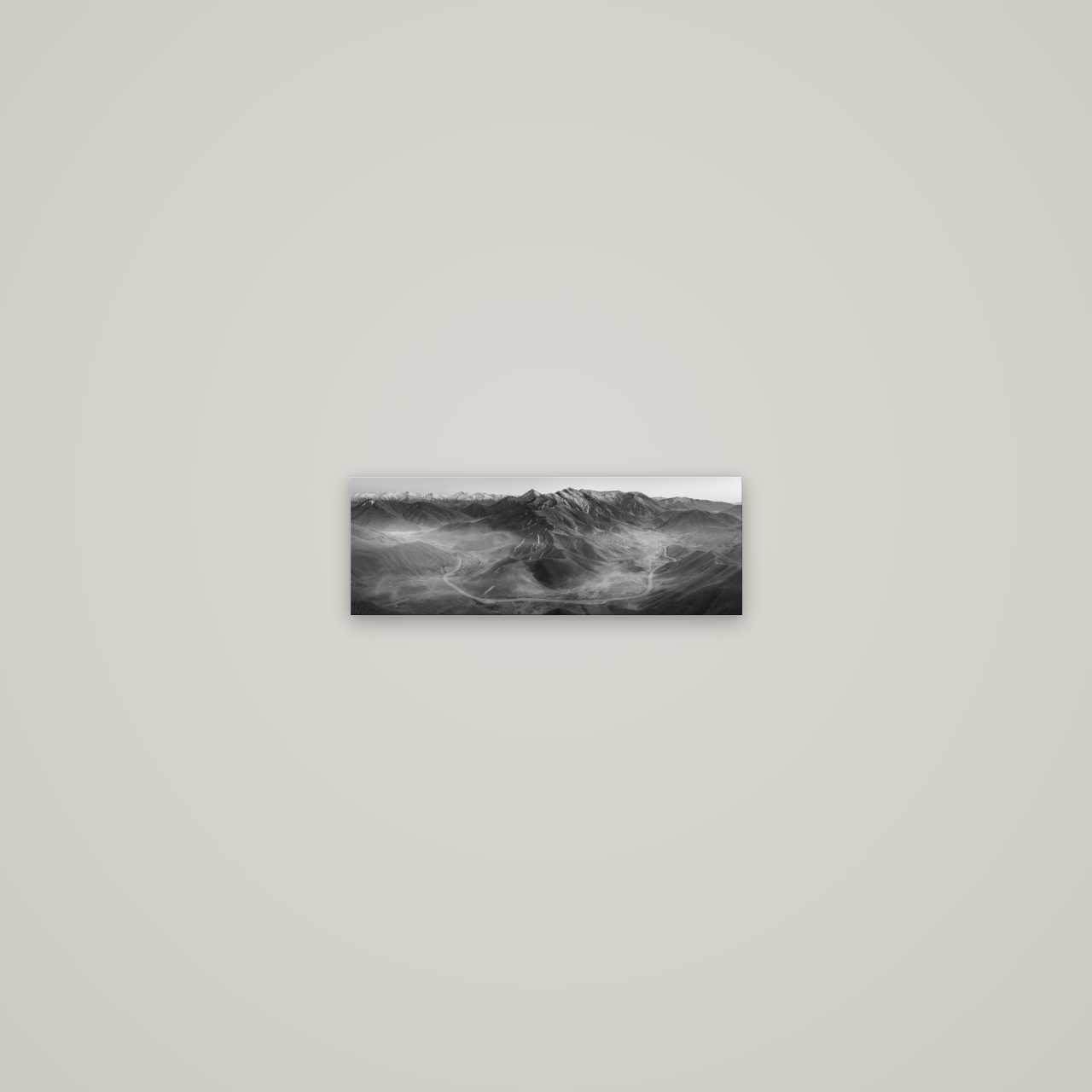 Dawn's Embrace, Lindis Pass Chronicles — No frame, 34×12 cm. New Zealand fine art wall art by Stephen Milner.