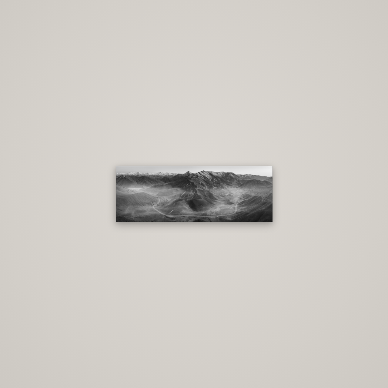 Dawn's Embrace, Lindis Pass Chronicles — No frame, 45×16 cm. New Zealand fine art wall art by Stephen Milner.