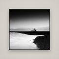 Dawns Lost Treasure, Karekare Beach — Basel Black, 120×120 cm. New Zealand fine art wall art by Stephen Milner.