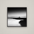 Dawns Lost Treasure, Karekare Beach — Basel Black, 80×80 cm. New Zealand fine art wall art by Stephen Milner.