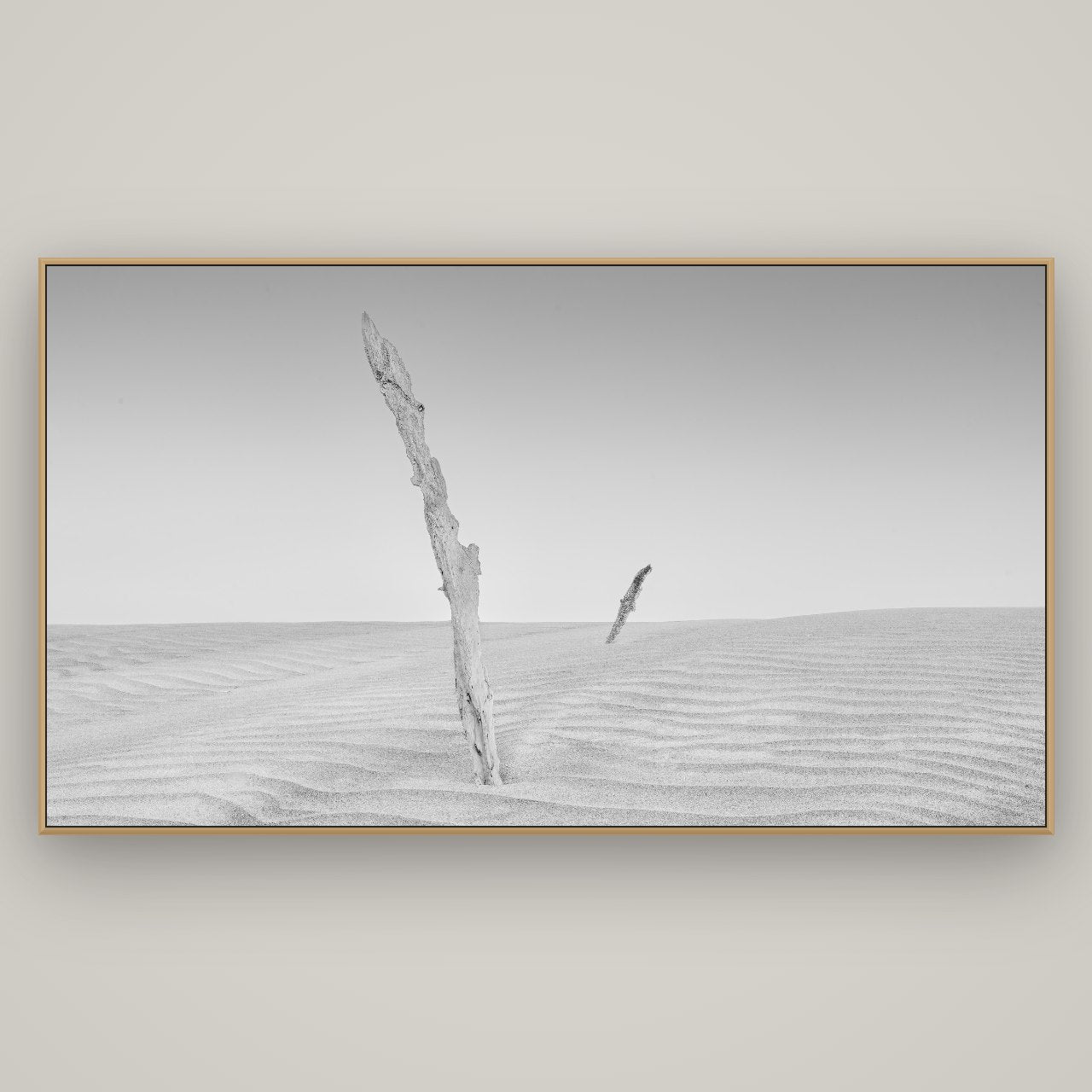 Desert Remnants, Pouto Peninsula, Basel Natural Oak, 196×110 cm. New Zealand fine art wall art by Stephen Milner.