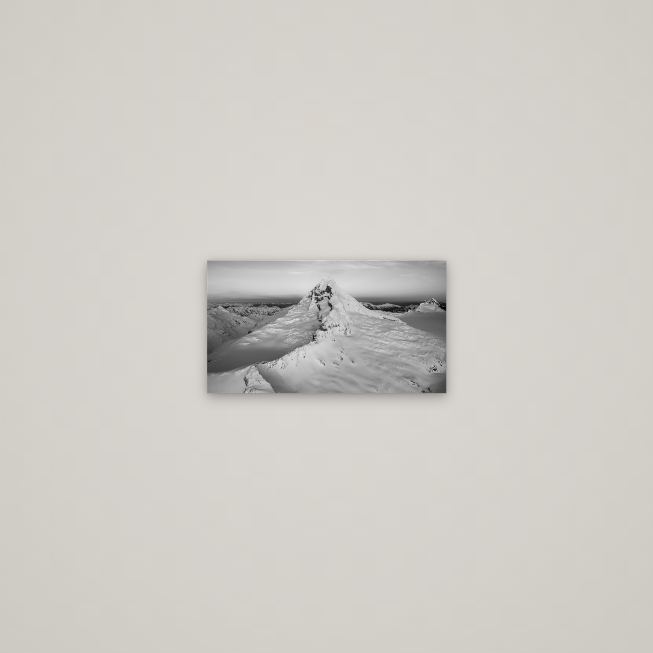 Elysian Majesty, Mount Aspiring's Evening Embrace — No frame, 36×20 cm. New Zealand fine art wall art by Stephen Milner.