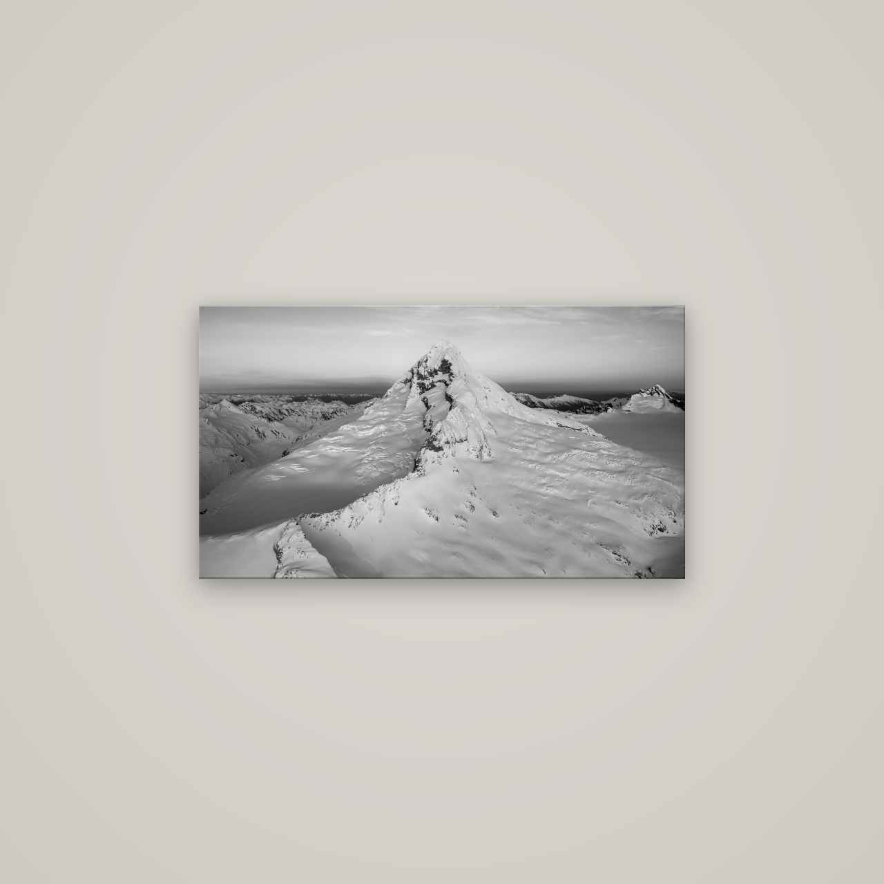 Elysian Majesty, Mount Aspiring's Evening Embrace — No frame, 80×45 cm. New Zealand fine art wall art by Stephen Milner.