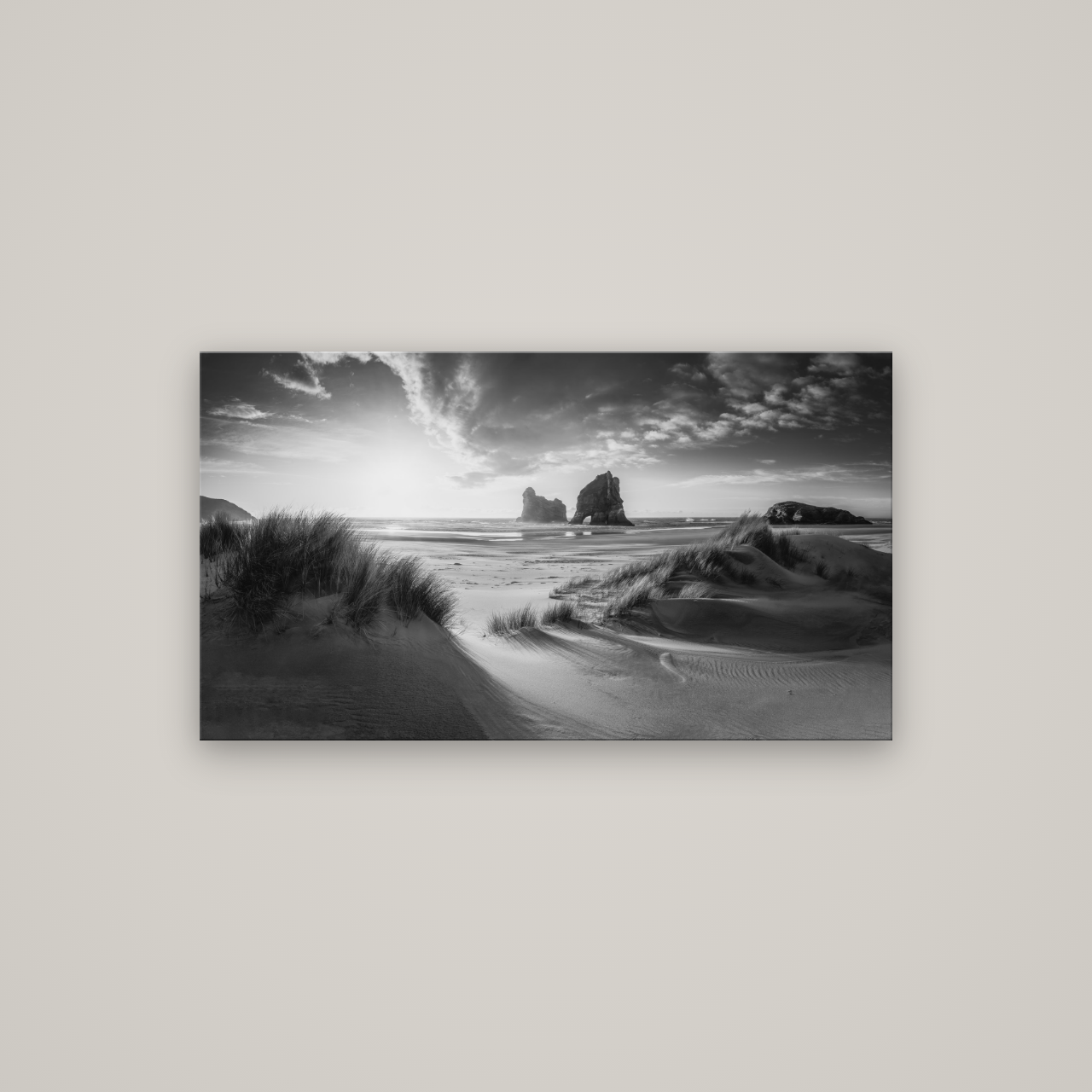 Eternal Beauty, Wharariki's Archway Secrets — No frame, 107×60 cm. New Zealand fine art wall art by Stephen Milner.