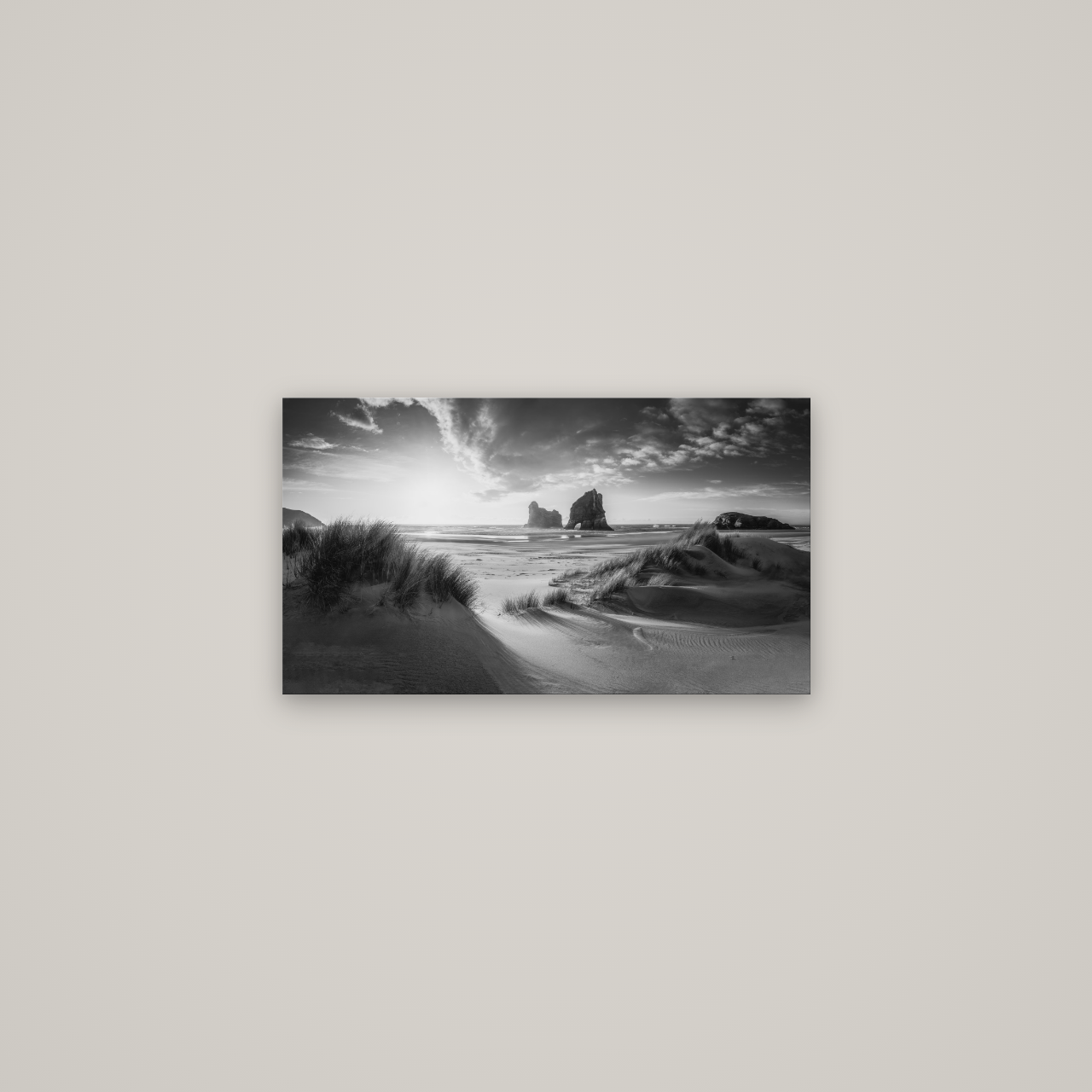 Eternal Beauty, Wharariki's Archway Secrets — No frame, 64×36 cm. New Zealand fine art wall art by Stephen Milner.