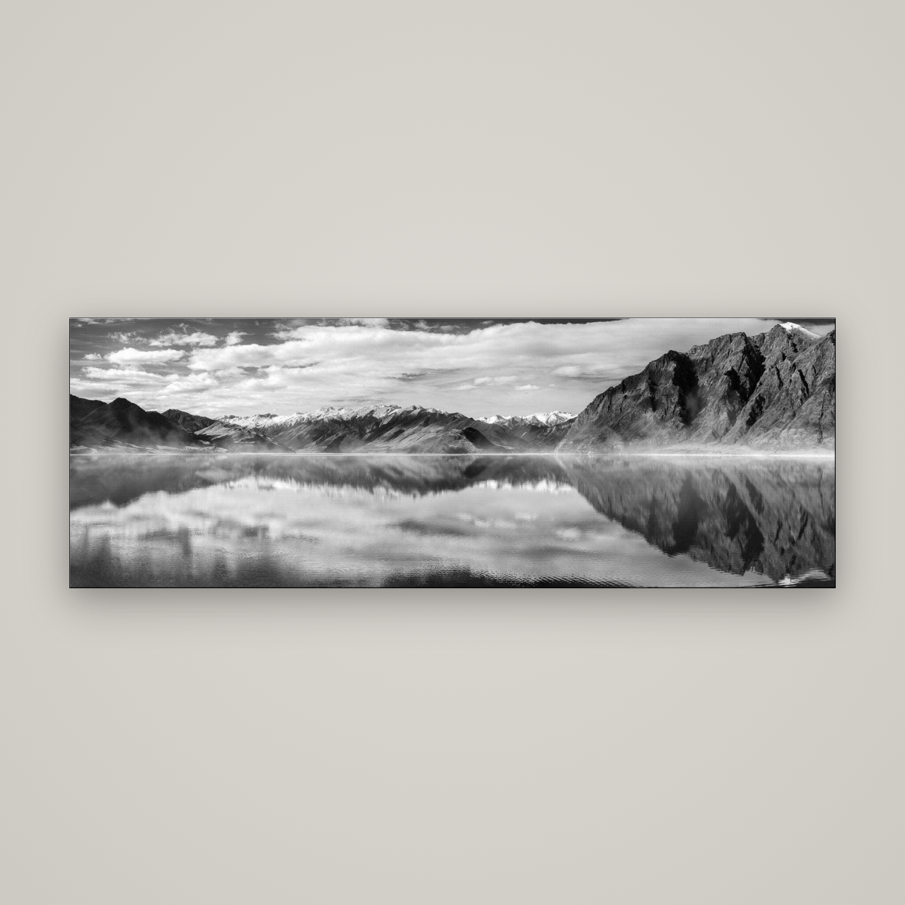 Ethereal Echoes, Lake Hāwea — No frame, 198×70 cm. New Zealand fine art wall art by Stephen Milner.