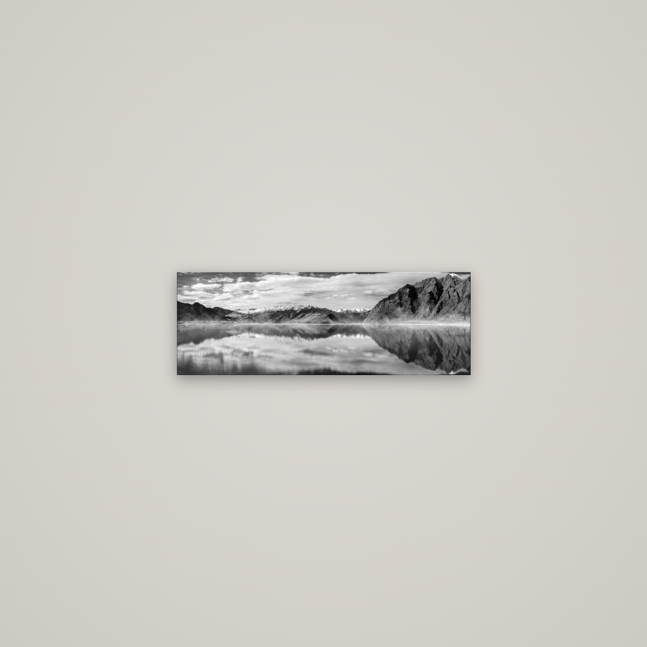 Ethereal Echoes, Lake Hāwea — No frame, 57×20 cm. New Zealand fine art wall art by Stephen Milner.