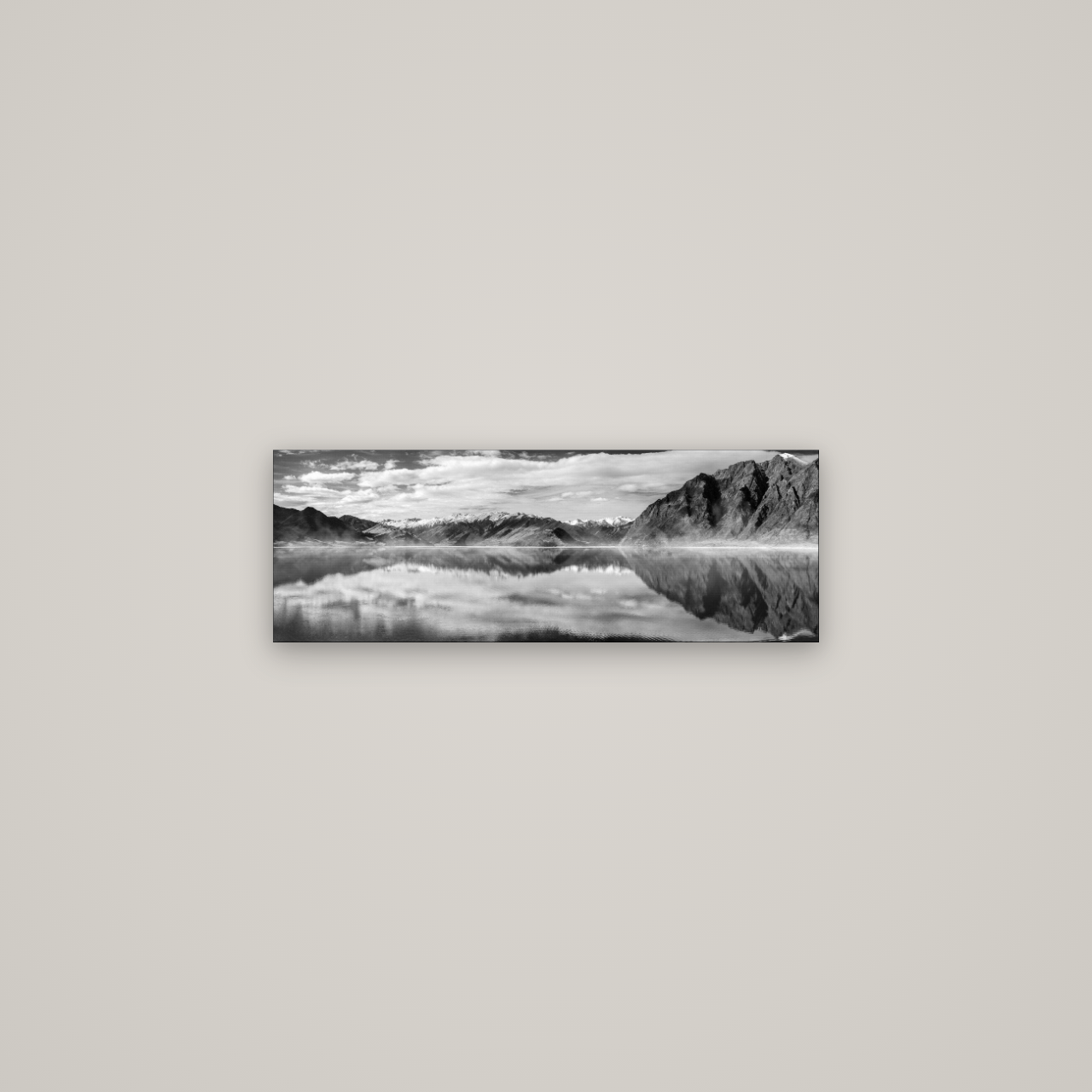 Ethereal Echoes, Lake Hāwea — No frame, 68×24 cm. New Zealand fine art wall art by Stephen Milner.