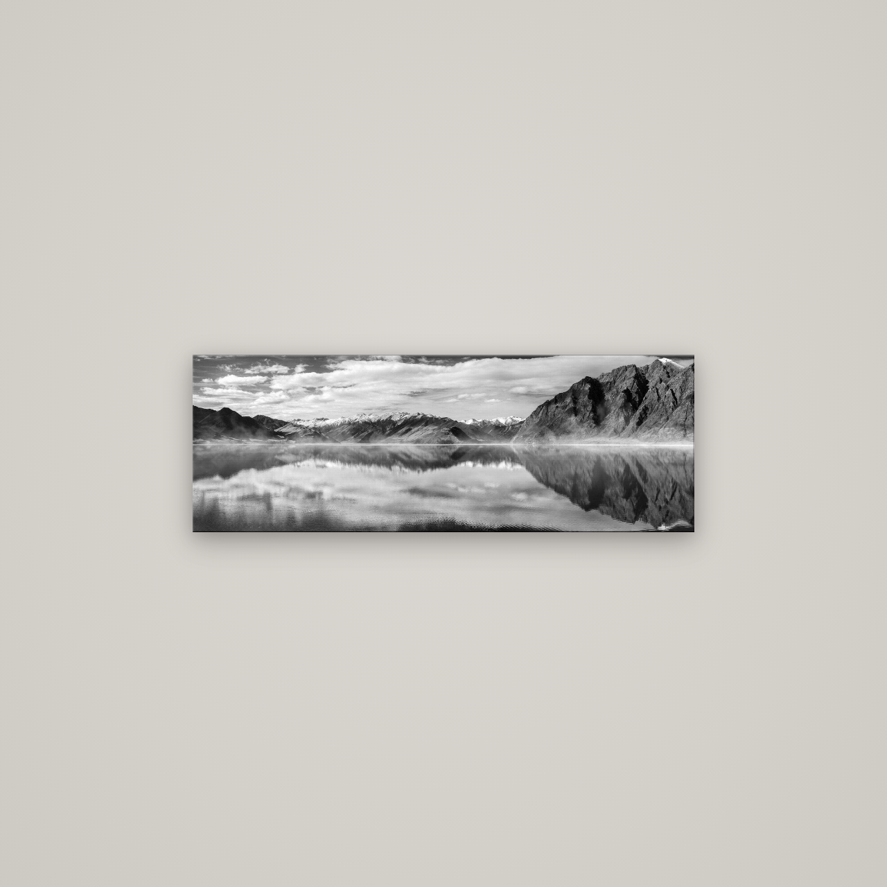 Ethereal Echoes, Lake Hāwea — No frame, 85×30 cm. New Zealand fine art wall art by Stephen Milner.
