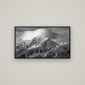 Ethereal Majesty, Mount Cook's Lenticular Veil — Basel Black, 107×60 cm. New Zealand fine art wall art by Stephen Milner.